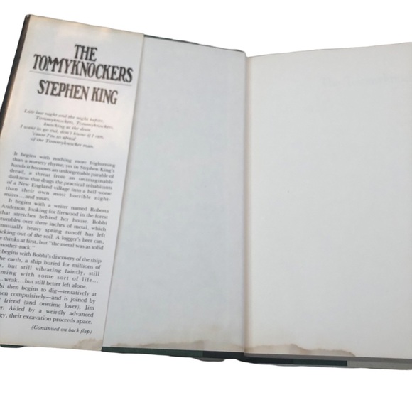 STEPHEN KING Horror Novel The Tommyknockers - Picture 4 of 7